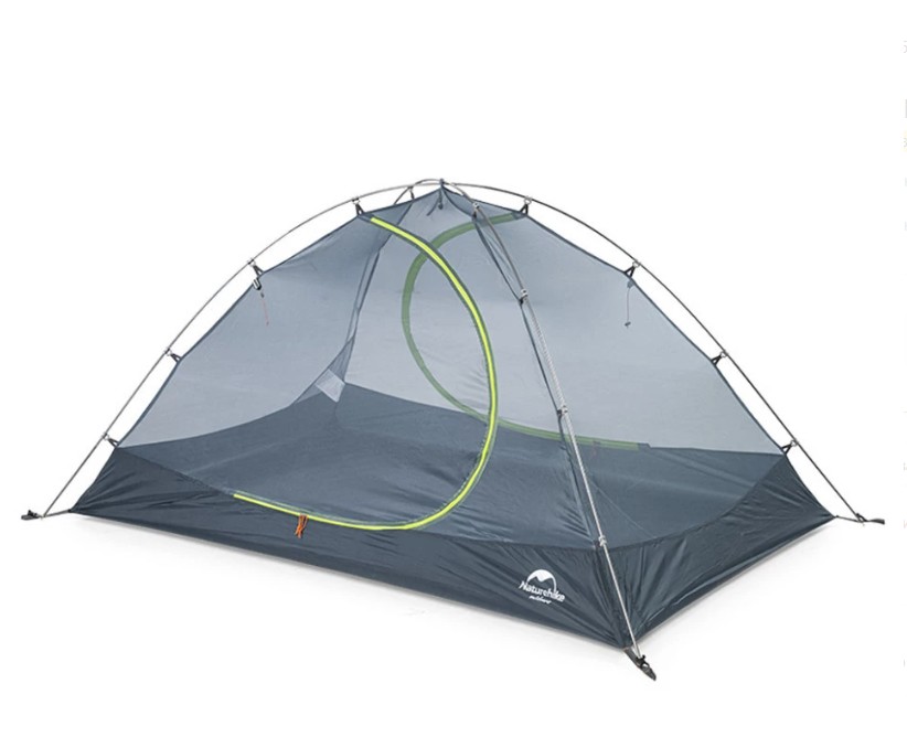 Палатка двухместная ультралегкая Naturehike NH15Z006-P, темно-зеленая Фото 3